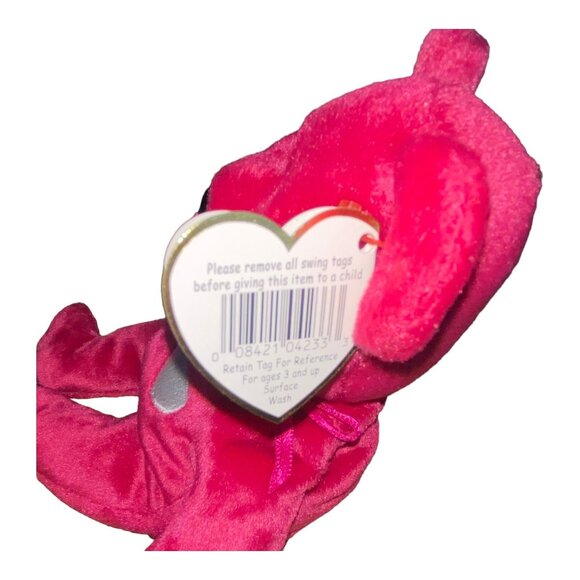 Ty Beanie Baby Valentina 1998 Bear Plush With Heart Embroidered Chest & Tags - Picture 7 of 9